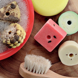 Yellow Door Sensory Play Stones - Threading Kebabs