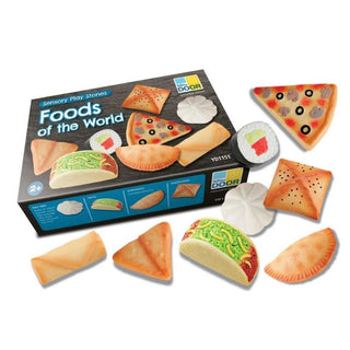 Yellow Door Sensory Play Stones - Foods of the World