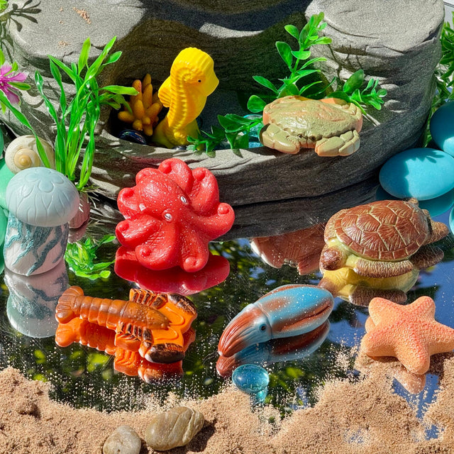 Yellow Door Sensory Play Stones - Ocean Life