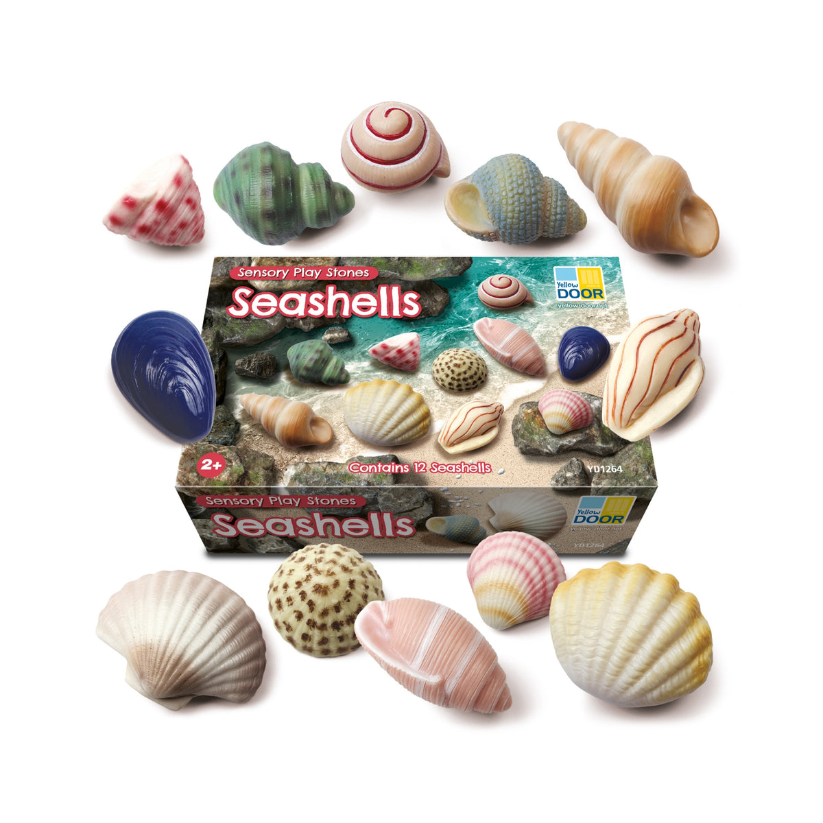 Yellow Door Sensory Play Stones - Seashells
