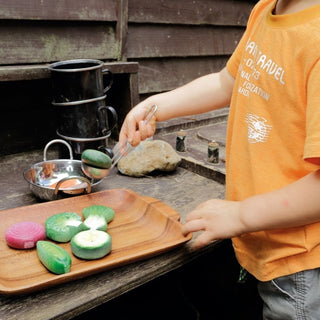 Yellow Door Sensory Play Stones - Vegetables
