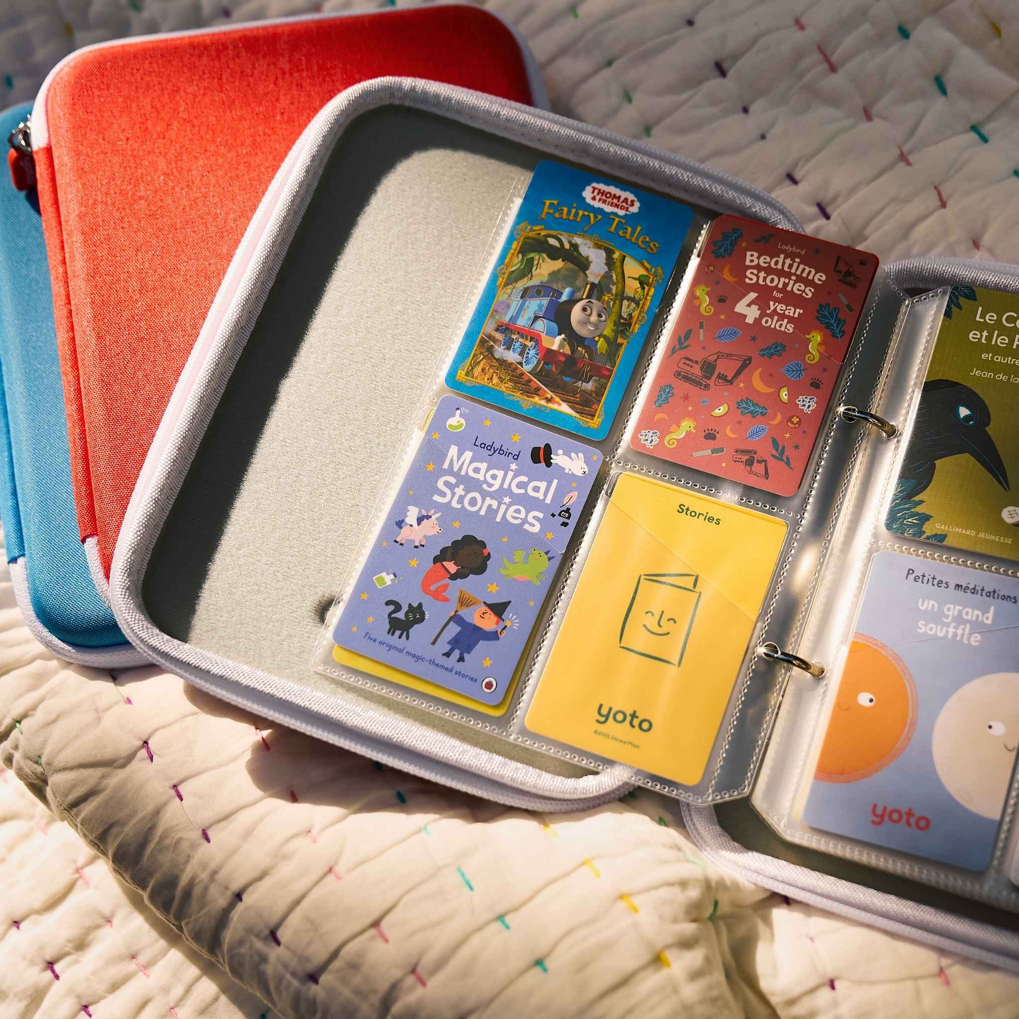 yoto card binder for Yoto Player Cards,480 Pockets Large Capacity Card Case Binder,Portable Waterproof Card Storage Bag with Removable Sleeves Heres my two favorite ways