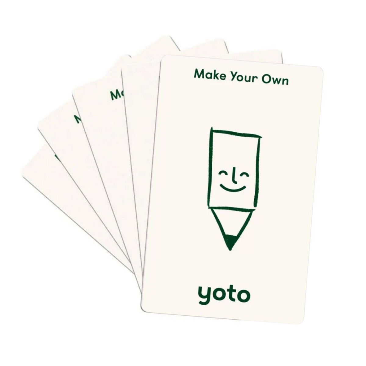 Yoto Make Your Own Cards 5 Pack Card Set