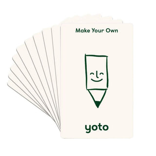 Yoto Make Your Own Cards Pack Of 10 Card Set