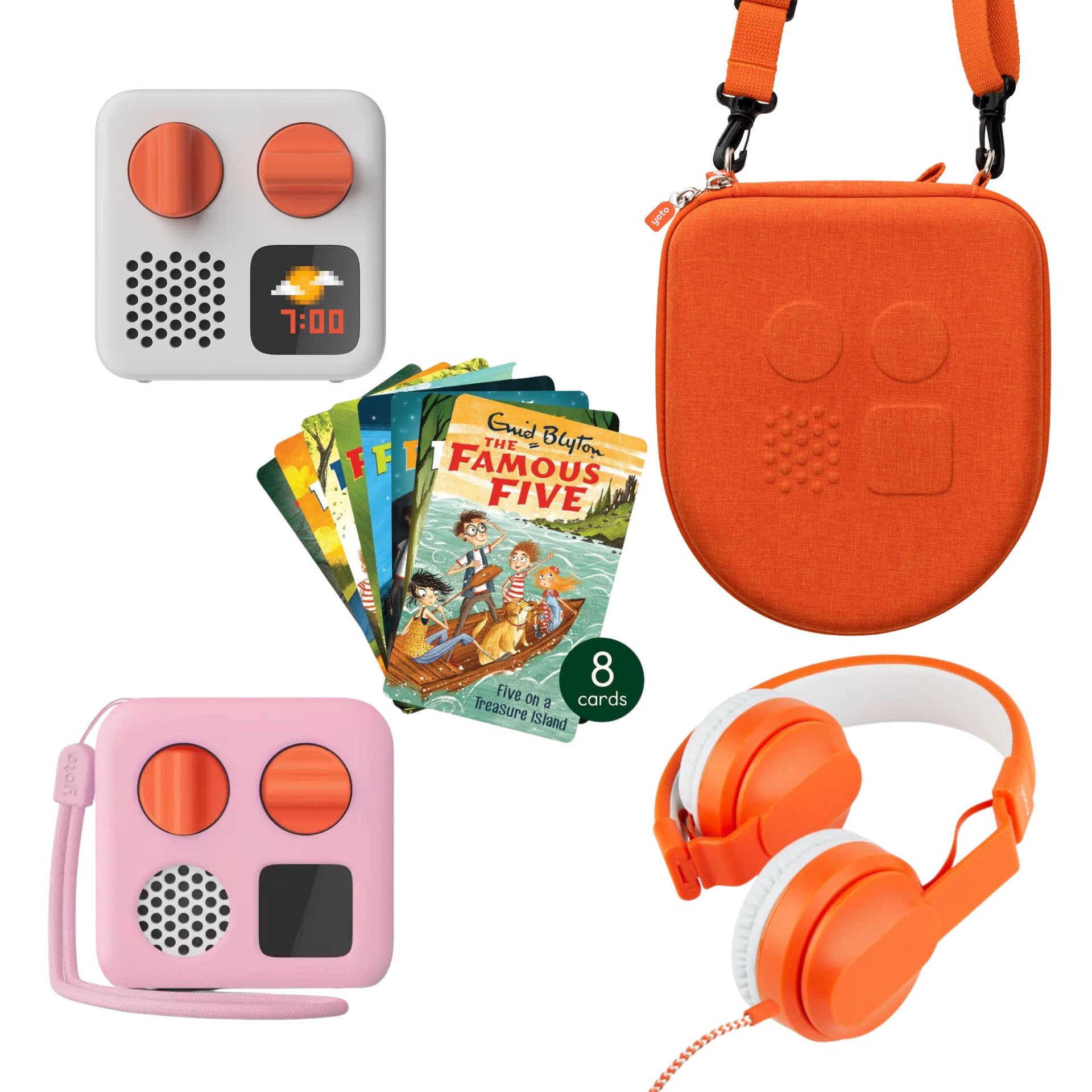 Lebakort Hard hoesje compatibel met Yoto Player Kids Speaker Kids Audio Muziek Kinderen Speler Audioboek Kaarten Radio (Teal Oranje Hoesje Lebakort Hard hoesje compatibel met Yoto Player Kids Speaker Kids Audio Muziek Kinderen Speler Audioboek Kaarten Radio (Teal Oranje Hoesje