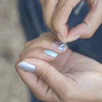 Namaki Nail Polish - Blue Silver