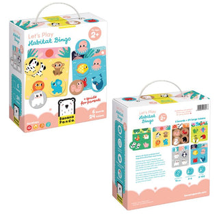 Banana Panda Let's Play Habitat Bingo Game