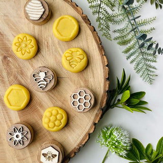 Curiosity Corner Bumble Bee Oak Stamps