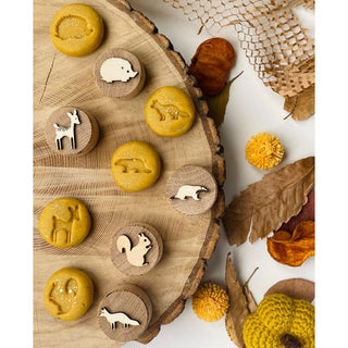 Curiosity Corner Autumn Animals Oak Stamps