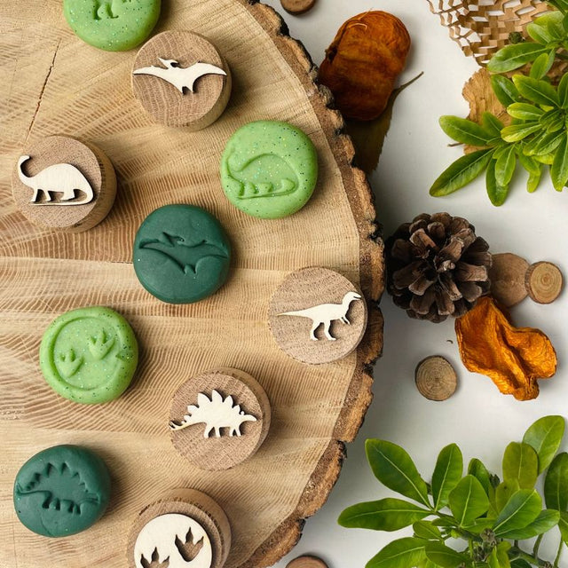 Curiosity Corner Jurassic Dino Oak Stamps