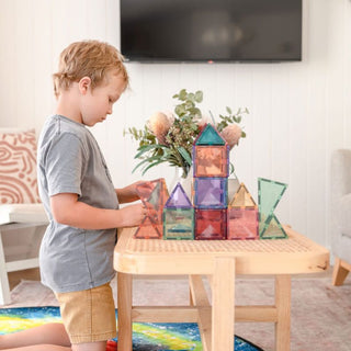 Connetix Magnetic Tiles 64 Piece Pastel Starter Pack