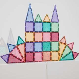 Connetix Magnetic Tiles 32 Piece Pastel Mini Pack