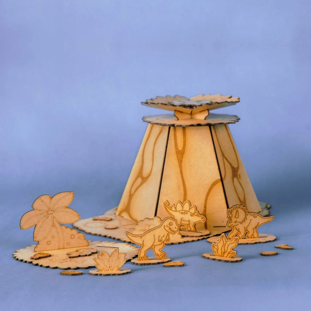 Crateit Dinosaur Volcano Escape