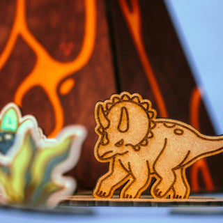 Crateit Dinosaur Volcano Escape