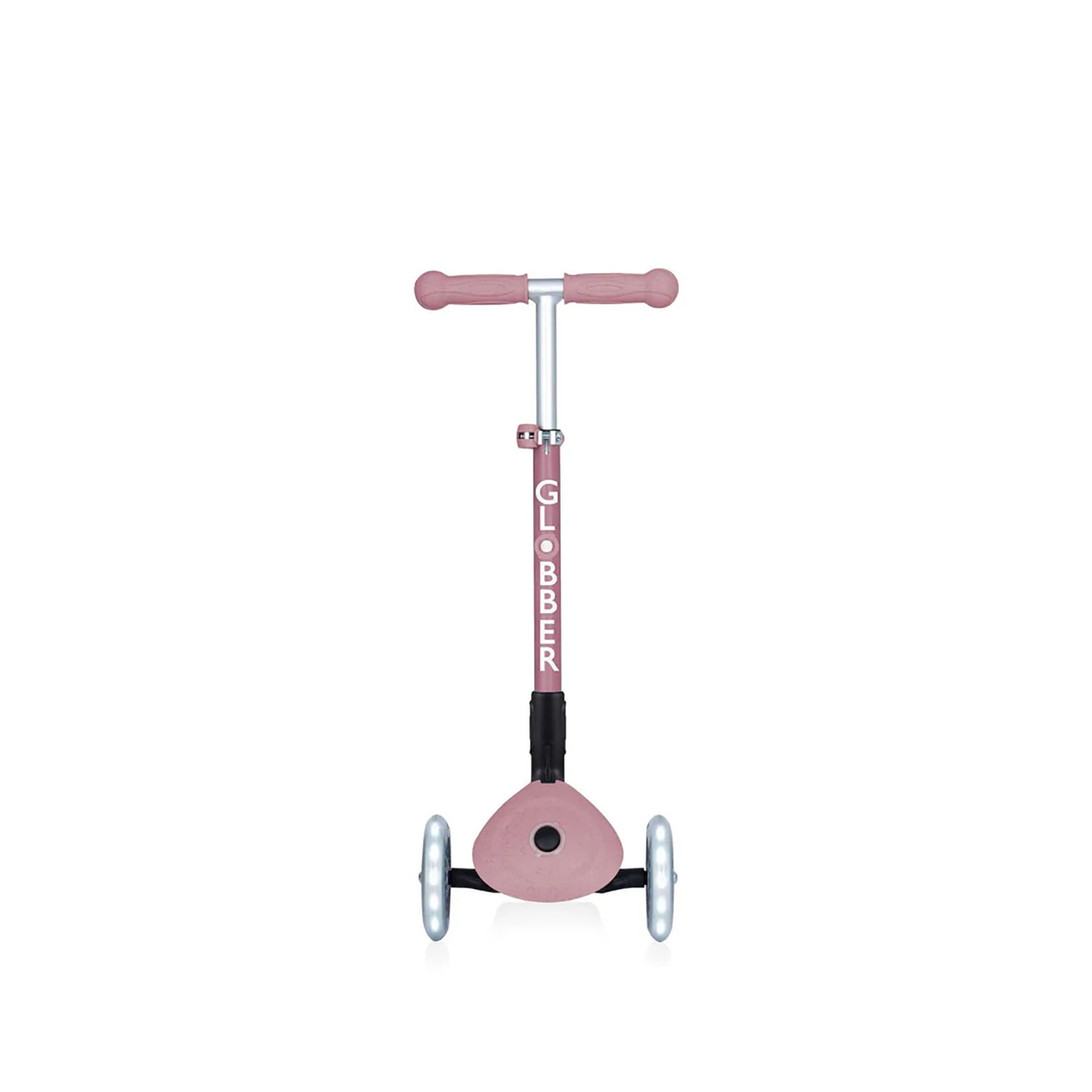 Globber Junior Foldable Lights Ecologic Scooter - Berry