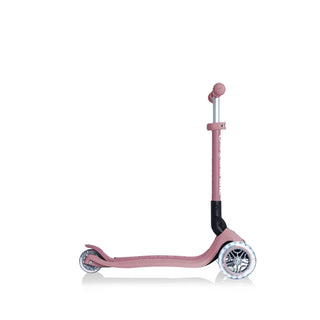 Globber Junior Foldable Lights Ecologic Scooter - Berry
