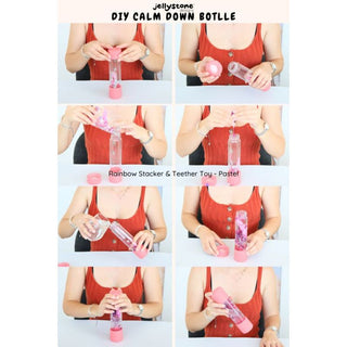 Jellystone Calm Down Sensory Bottle - Mint