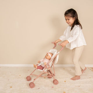 Little Dutch Metal Doll Stroller - Pink