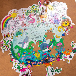 Rachel Ellen Designs Puzzle - Love Our Planet