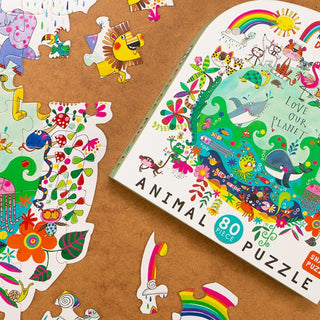Rachel Ellen Designs Puzzle - Love Our Planet
