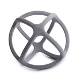 Mushie Teether Ball - Dove Grey