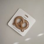 Mushie Teether - Pretzel Natural