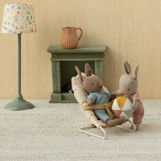 Maileg Baby Rabbit Micro Set - Sand/Rose