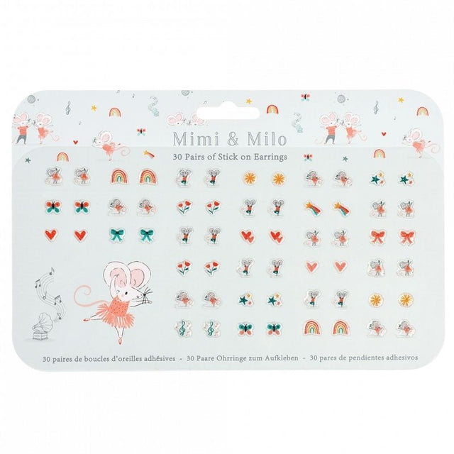 Rex London - Mimi And Milo Stick On Earrings