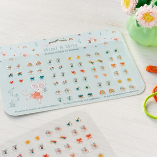 Rex London Mimi And Milo Stick On Earrings