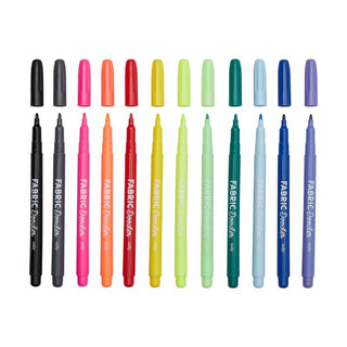 Ooly Fabric Doodlers Markers - Set of 12