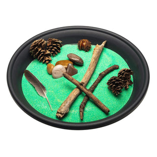 Rainbow Eco Play Mixies Glitter Sand - Forest 2.5KG