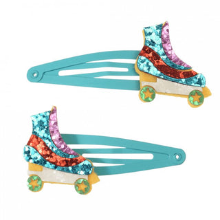 Rex London Roller Skate Glitter Hair Clips