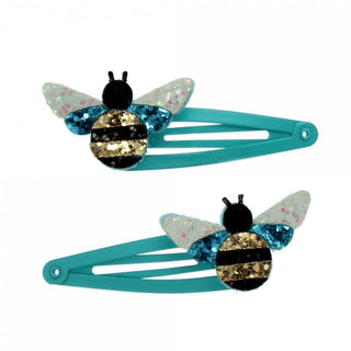Rex London Bumblebee Glitter Hair Clips