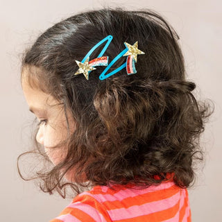 Rex London Shooting Star Glitter Hair Clips