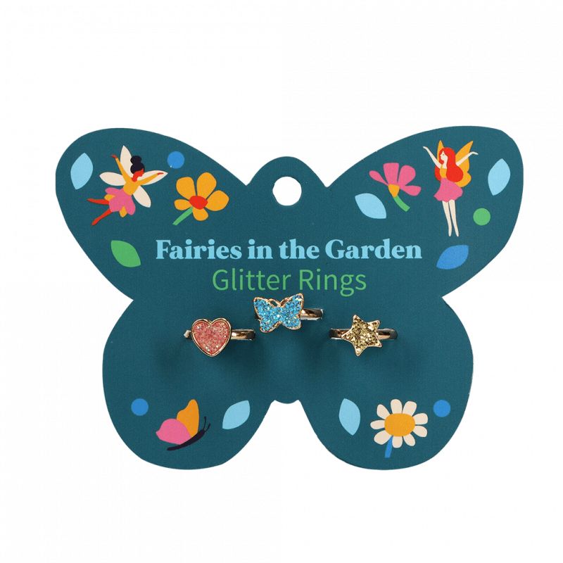 Rex London Fairies In The Garden Glitter Rings