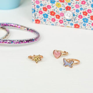 Rex London Fairies In The Garden Glitter Rings