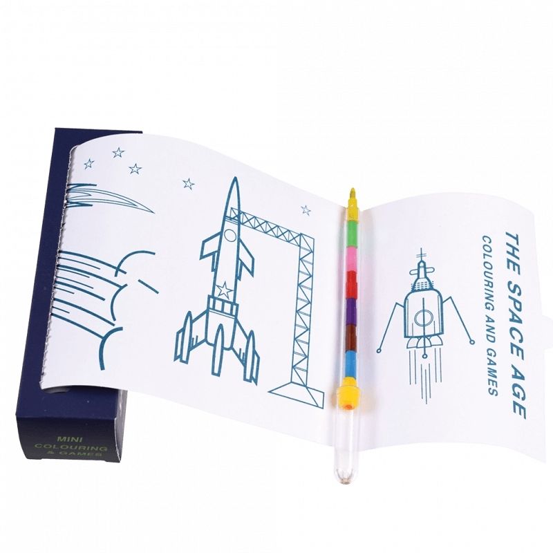 Rex London - Space Age Mini Colouring And Games