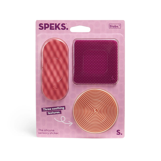 SPEKS Slabs Sensory Sticker 3 Pack - Purple