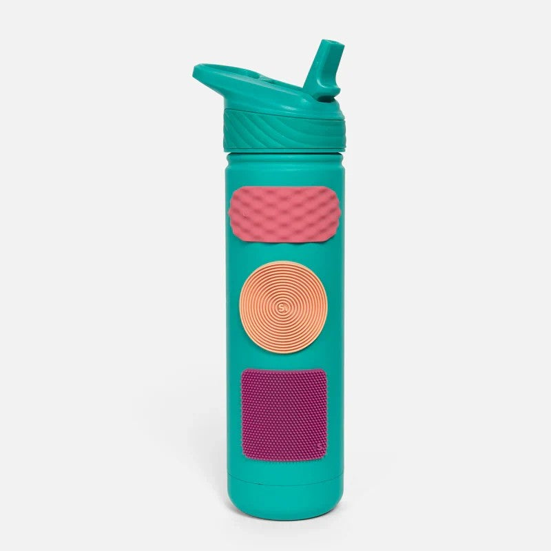 SPEKS Slabs Sensory Sticker 3 Pack - Purple on bottle. 