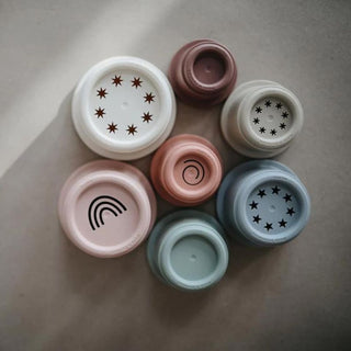 Mushie Stacking Cups - Original