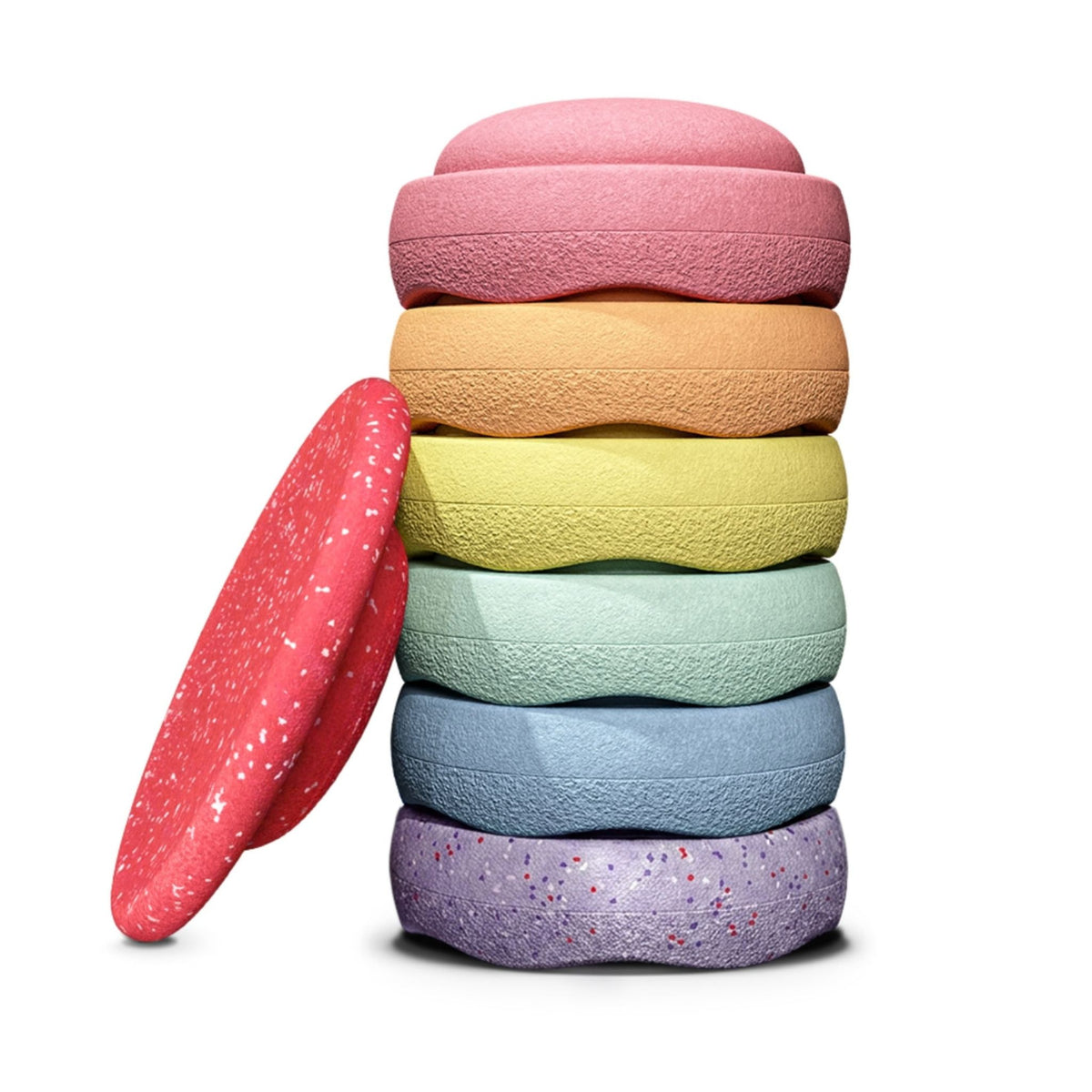 Stapelstein Winter Special Stepping Stones 6+1 Set - Pastel