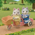 Sylvanian Families Tandem Cycling Husky Set