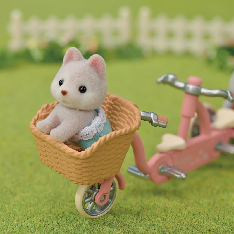 Sylvanian Families Tandem Cycling Husky Set