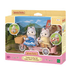 Sylvanian Families Tandem Cycling Husky Set