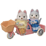 Sylvanian Families Tandem Cycling Husky Set