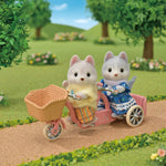 Sylvanian Families Tandem Cycling Husky Set