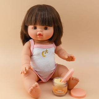 Tiny Harlow Tiny Tummies Banana Custard Food Jar & Spoon Set