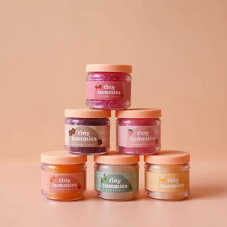 Tiny Harlow Tiny Tummies Banana Custard Food Jar & Spoon Set