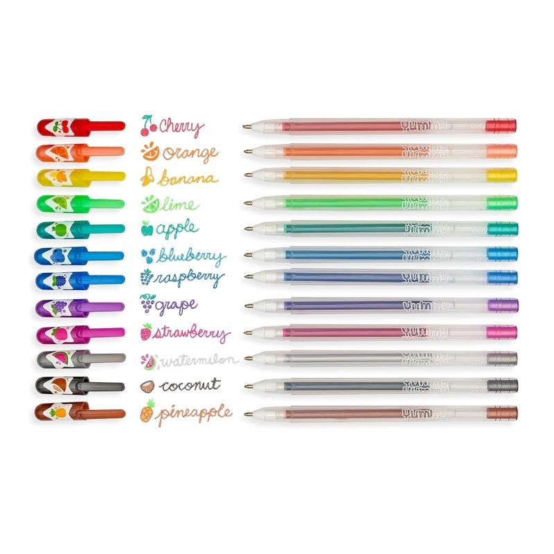 Ooly Yummy Yummy Scented Glitter Gel Pens - Set of 12