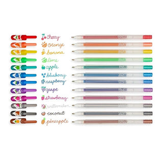 Ooly Yummy Yummy Scented Glitter Gel Pens - Set of 12